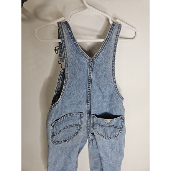 Vintage Guess Denim Toddler 3T Overalls USA Made - Picture 4 of 5